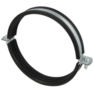 L&uuml;ftungsschelle  verzinkt mit Einlage M8/10 x 400 mm