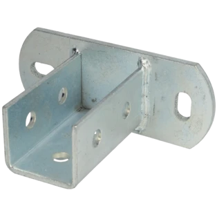 Saddle flange for mounting rails 38/40