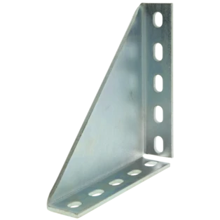 Hoeksteun 200 x 200 x 6 mm voor montagerails profiel 38/40