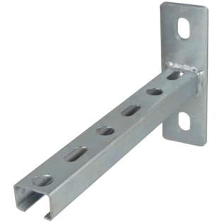 Wall hanger bracket profile 27/18 electrogalvanised steel 200 mm