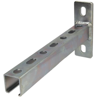 Wall hanger bracket profile 28/30 galvanised steel 240 mm