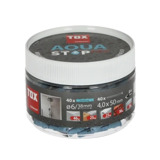 Afdichtingsplug AQUA STOP Pro 6 x 38 mm