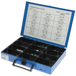 Sortimentskasten Kotfl&uuml;gelscheiben 12 Sorten