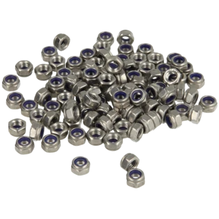 Dado di sicurezza esagonale M5 DIN 985, inox A2