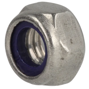 Hexagon locknut stainless steel M6