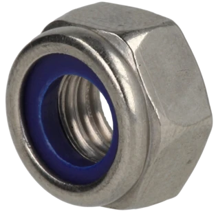 Dado di sicurezza esagonale M8 DIN 985, inox A2