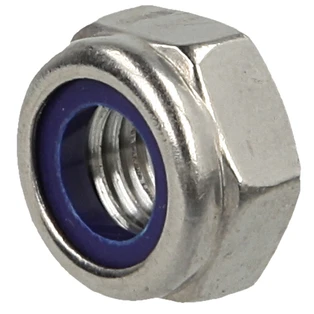 Hexagon locknut stainless steel M10