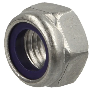 Hexagon locknut stainless steel M12 