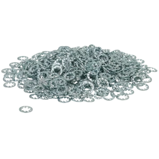 F&auml;cherscheiben verzinkt &Oslash; 6,4 mm 