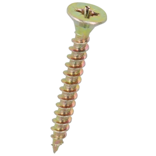 Vis pour panneaux d'agglom&eacute;r&eacute; &Oslash; 5 x 40 mm avec empreinte cruciforme 