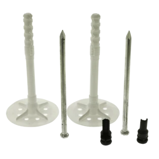 Support d'isolant &Oslash; 10 x 180 mm avec clou en acier