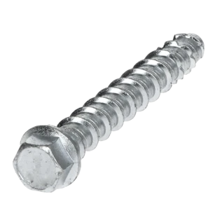 Ancorante a vite autofilettante in acciaio galvanizzato &Oslash; 10 x 140 mm per calcestruzzo