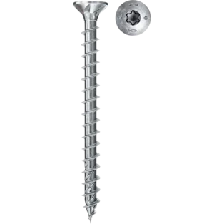 Vite per pannelli truciolari 5,0 x 50 mm con testa svasata