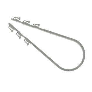 ClipFix cable loop for lightweight pipes and conduits