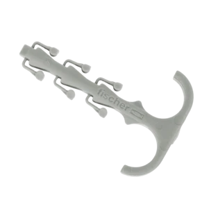 ClipFix twin clamp for pipes and cables