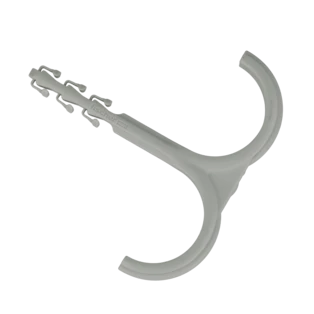 ClipFix twin clamp for pipes and cables