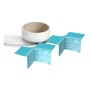 Badkuip-afdichtingsband Aquaproof 3D verlengset met T-afdichtingshoeken 