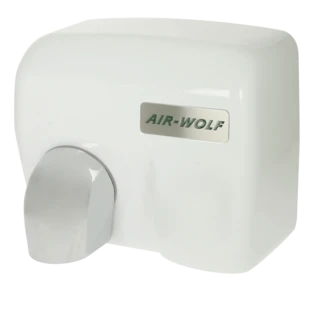 Warmluft-H&auml;ndetrockner E225 mit Sensor wei&szlig; emailliert