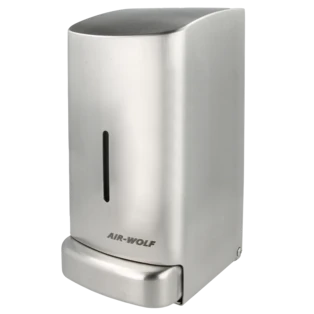 Air-Wolf Seifen- u. Desinfektion-Spender Alpha Edelstahl geb&uuml;rstet 800 ml