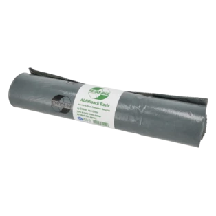 Basic waste sacks made of 100% recycled LDPE, 120 litres