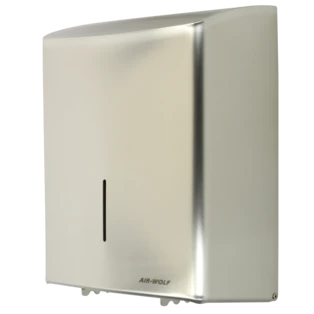 WC dispenser for large paper rolls Alpha brushed stainless steel