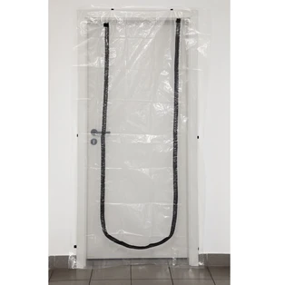 Staubschutzt&uuml;r mit Rei&szlig;verschluss 1100 x 2100 mm