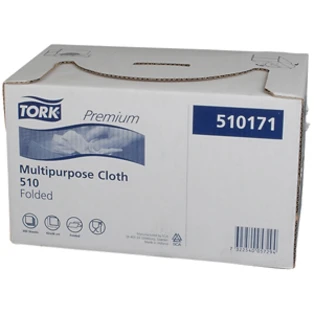 Premium multi-purpose cleaning cloth 1-ply white W7