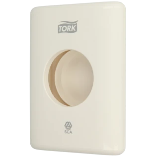 Sanitary bag dispenser white