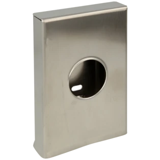 Sanitary bag dispenser empty stainless steel brushed