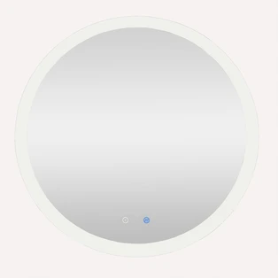 Illuminated LED mirror &Oslash; 600 mm with anti-fog function