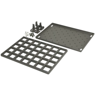 Shelf set for utility sink Multiset drip tray and support rack