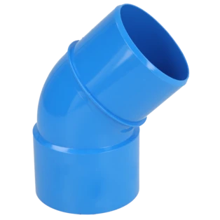 Sanclean PVC-Saugrohr-Bogen 45&deg; innen/au&szlig;en 