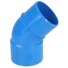 Sanclean PVC suction tube elbow 45° f/m