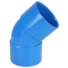 Sanclean PVC suction tube elbow 45° f/f