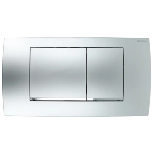 Placca di comando Twinline 30 cromo opaco