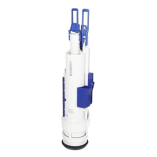 Flush valve with basin for concealed cistern