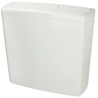 R&eacute;servoir de chasse d'eau apparent suspension basse 2 volumes