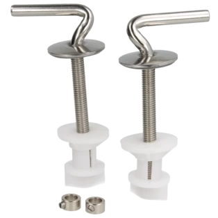 Cerniera in inox per WC regolabile fissaggio rapido