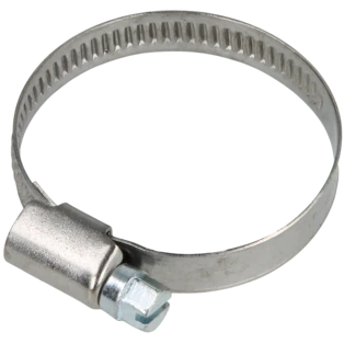 Collier de serrage 9 mm inox plage de serrage 30 - 45 mm