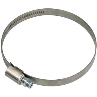Collier de serrage 9 mm inox plage de serrage 60 - 80 mm
