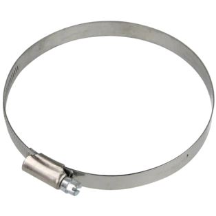 Collier de serrage 12 mm inox plage de serrage 90 - 110 mm