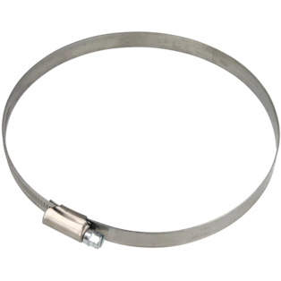Collier de serrage 12 mm inox plage de serrage 120 - 140 mm