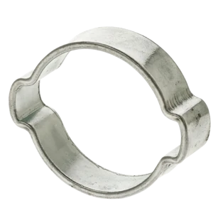 2-ear clamps galvanised steel W1 clamping range 22 - 25 mm