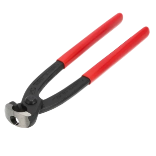 Pinza di montaggio per fascetta orecchio per montaggio frontale e laterale