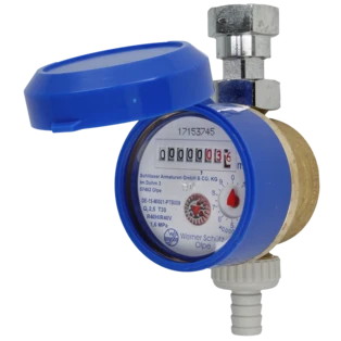 Cold water tap meter 3/4" ET 80 mm