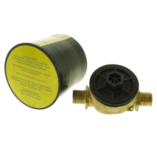 Bo&icirc;tier &agrave; encastrer pour compteur coaxial 1/2" FM x 15 mm 