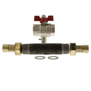 Installation kit for heat meters 3/4" x 110 mm