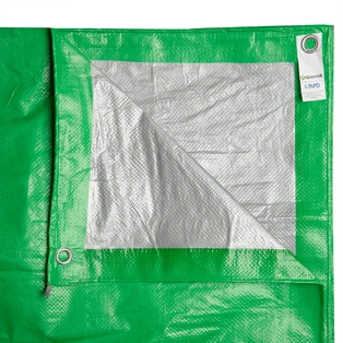Tarpaulin with metal eyelets 3 x 5 m