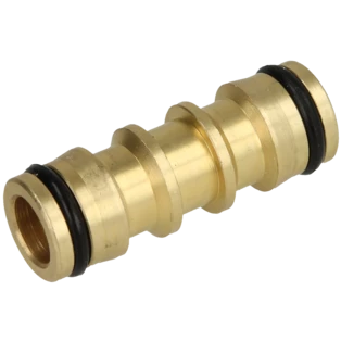 Accoppiamento a innesto doppio ottone