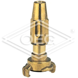 Messing sproeikop 3/4" met snelkoppeling